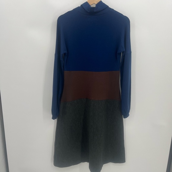 Kelly Lane Designer Boutique organic hemp colorblock Dress - Picture 9 of 10